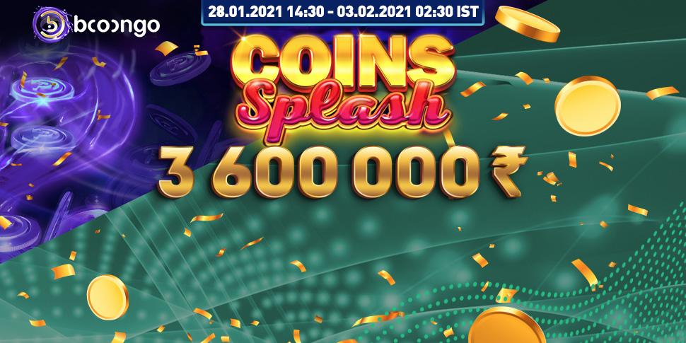Booongo Tournament «Coins Splash»