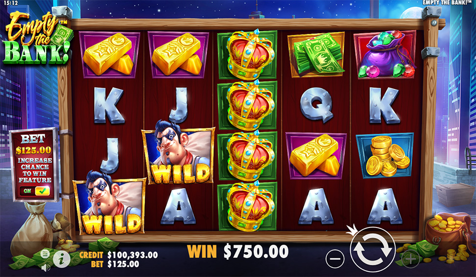 empty the bank slot